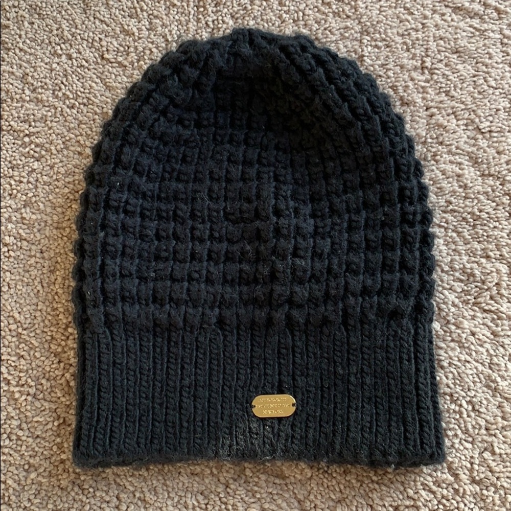 Black Knitted Beanie